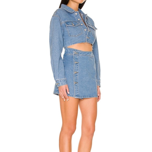 REVOLVE Superdown Mika Button Front Dress - Picture 2 of 5